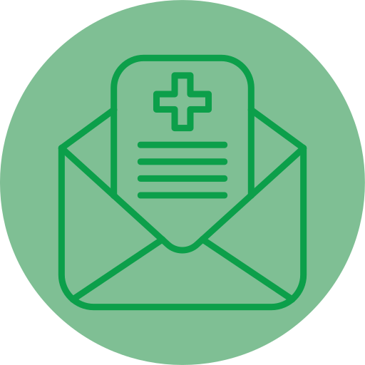 correo medico icono gratis