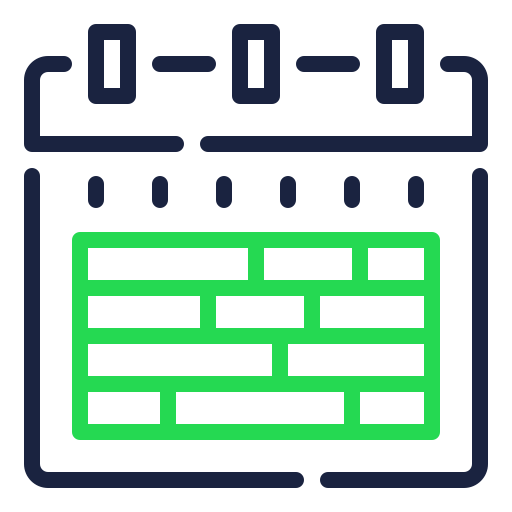 Time schedule free icon Time schedule free icon