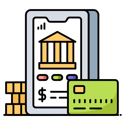 les services bancaires mobiles Icône gratuit les services bancaires mobiles Icône gratuit