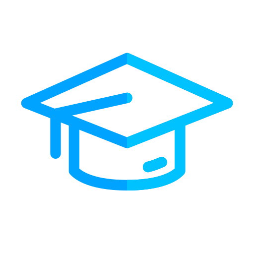 sombrero de graduado icono gratis