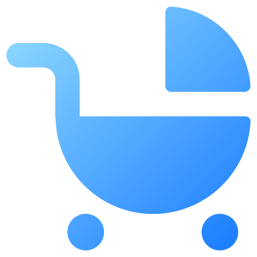 carrito de bebe icono gratis