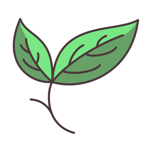 hojas icono gratis