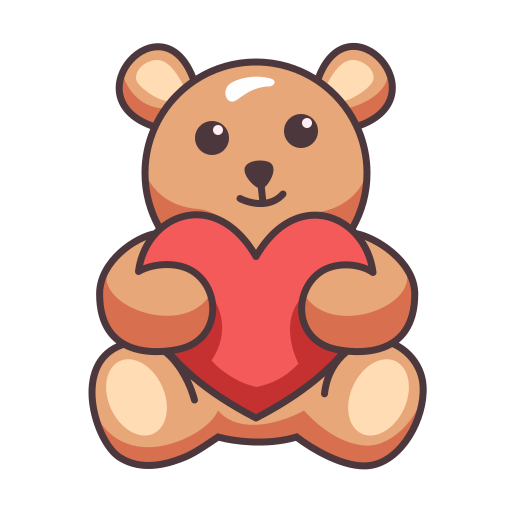 oso de peluche icono gratis