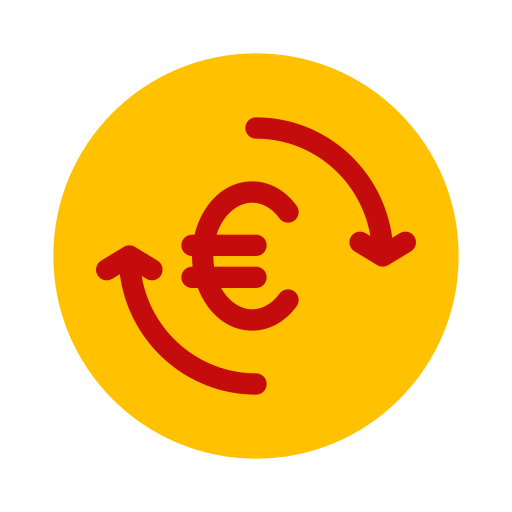 euro icono gratis