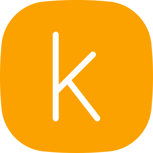 letra k icono gratis