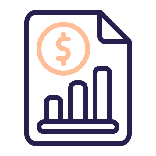 hoja de balance icono gratis