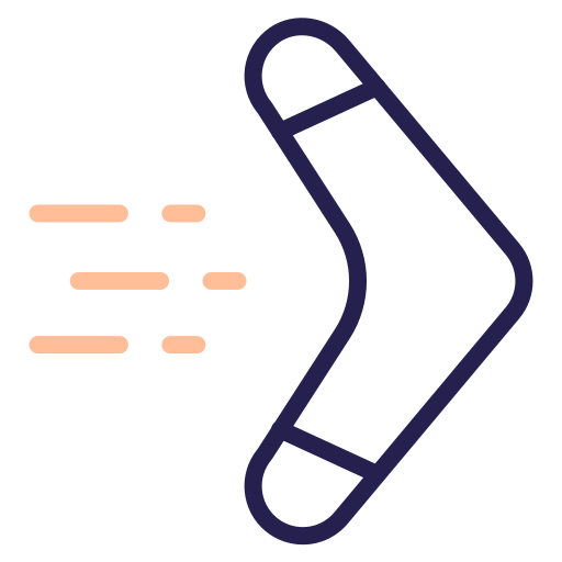 bumerang icono gratis