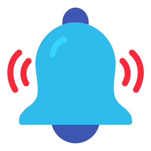 campana de notificación icono gratis