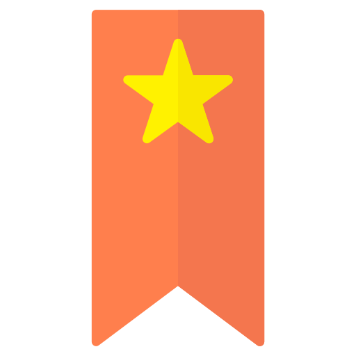 insignia de estrella icono gratis