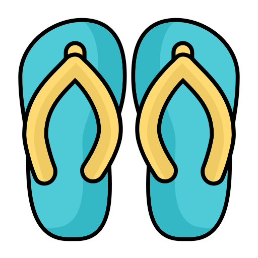 sandalias icono gratis