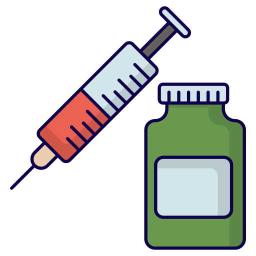 Vaccine free icon Vaccine free icon