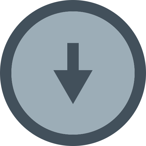 abajo icono gratis