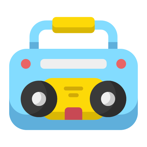 boombox icono gratis