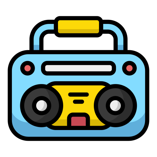 boombox icono gratis