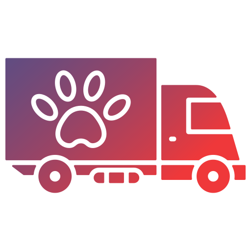 transporte de mascotas icono gratis