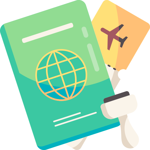 pasaporte icono gratis