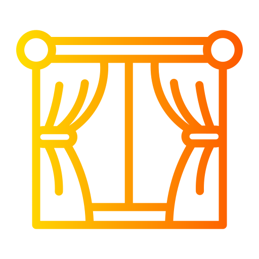 커튼 무료 아이콘