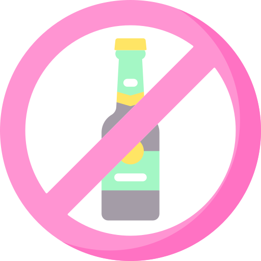 No alcohol - Free food icons