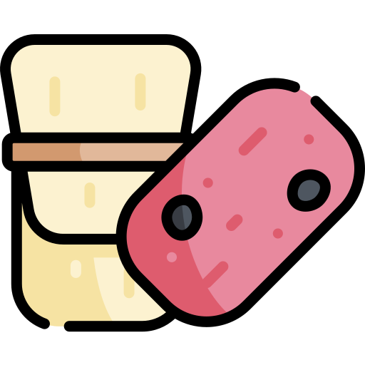 Tamales Kawaii Lineal Color Icon