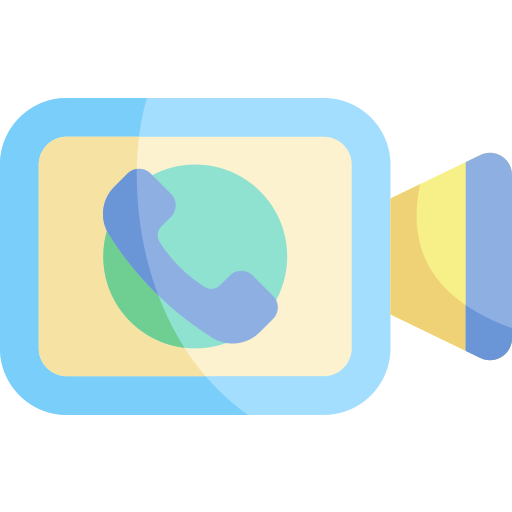 videollamada icono gratis