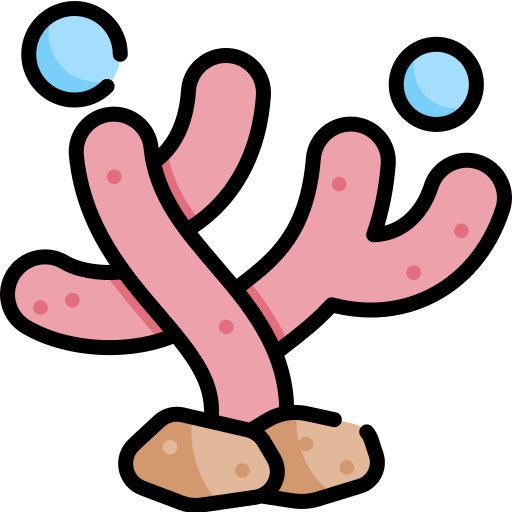 Coral Kawaii Lineal color icon