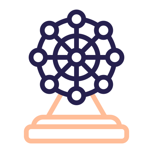 grande roue Icône gratuit