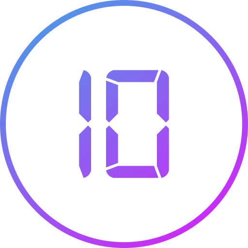 Ten free icon Ten free icon