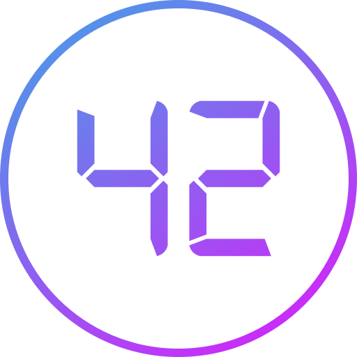 Fourty two free icon Fourty two free icon