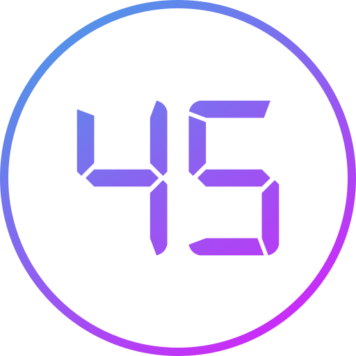 fünfundvierzig kostenlos Icon fünfundvierzig kostenlos Icon