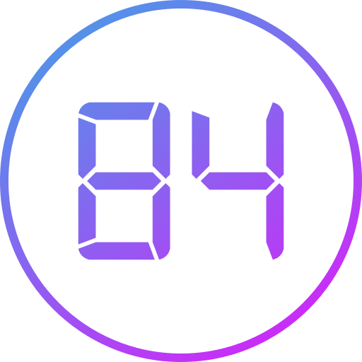 vierundachtzig kostenlos Icon