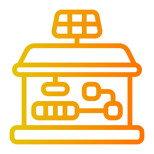 casa solar icono gratis