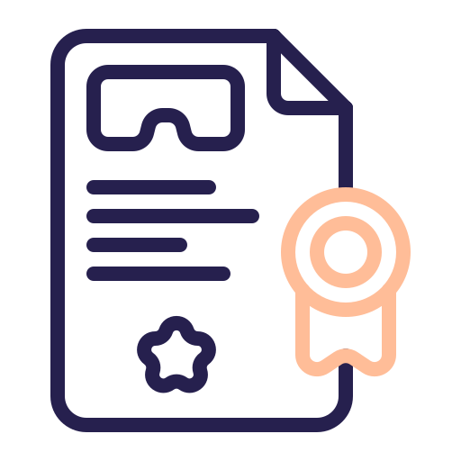 Certification free icon