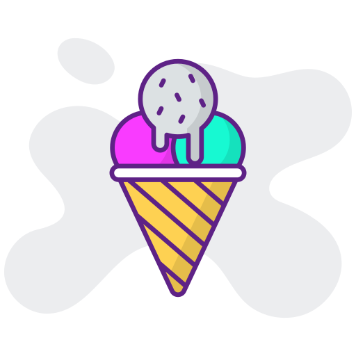 cucurucho de helado icono gratis