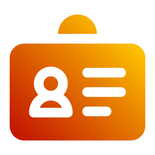 tarjeta de identificación icono gratis