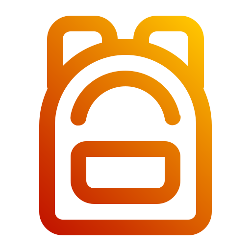 bolsa para la escuela icono gratis