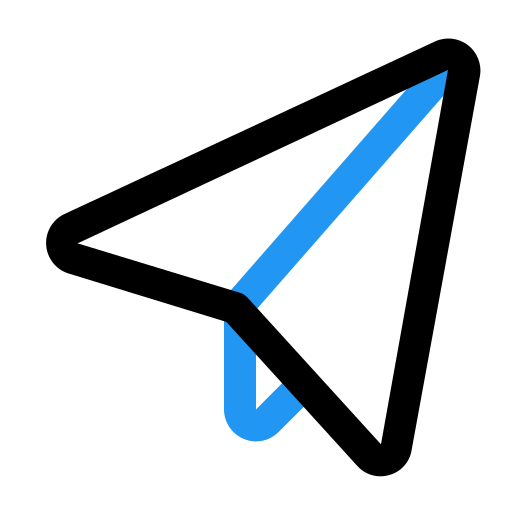 avion de papel icono gratis