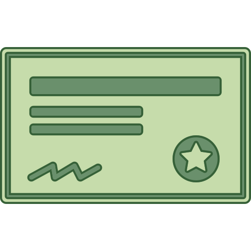 Сертификат бесплатно иконка