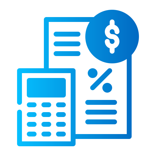 impuestos icono gratis