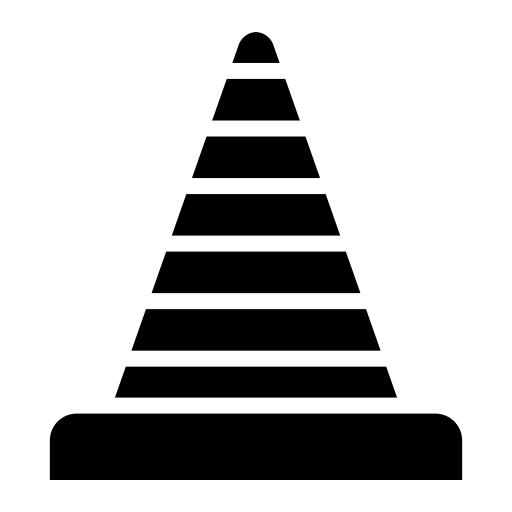 Traffic cone free icon