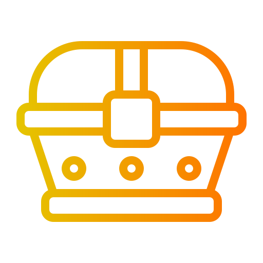 cofre del tesoro icono gratis