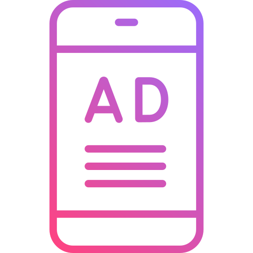 les publicités Icône gratuit