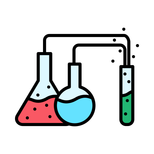 reacción química icono gratis