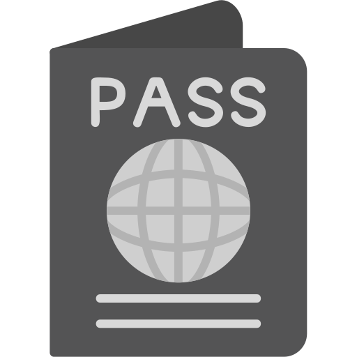 pasaporte icono gratis