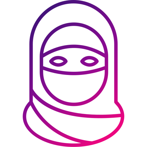 niqab icono gratis