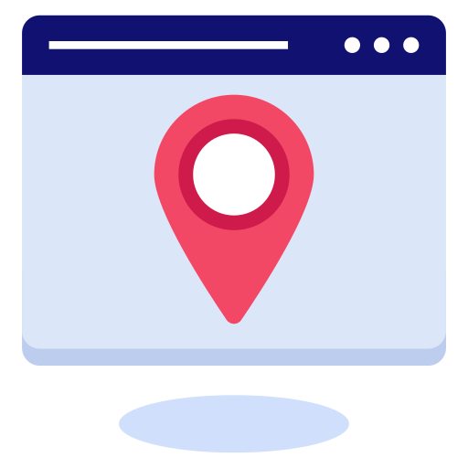 ubicación web icono gratis