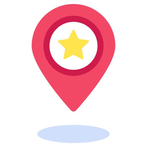 Favourite location free icon