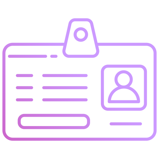 tarjeta de identificación icono gratis