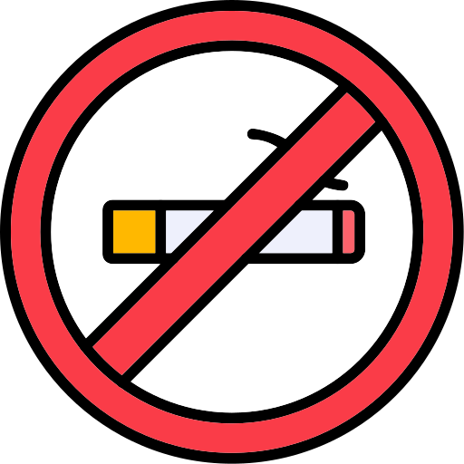 No smoking free icon No smoking free icon