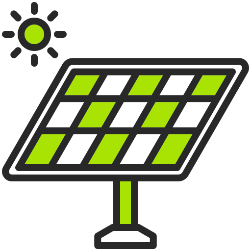 panel solar icono gratis