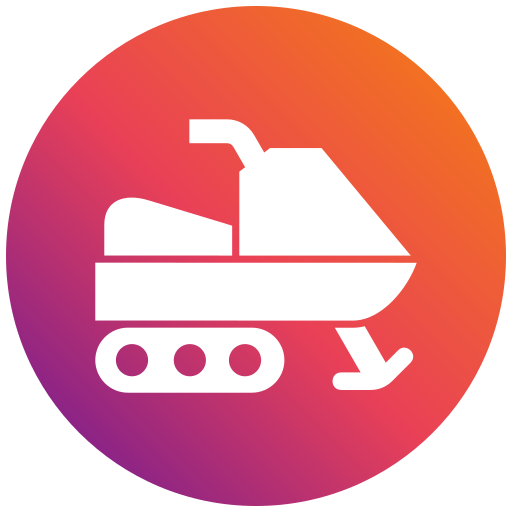 Snow vehicle free icon